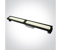 150W LED linijinis pramoninis šviestuvas, juodas, 4000K, IP65, 63150L/C