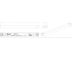 150W LED maitinimo šaltinis GTPC SLIM, 24V, IP20