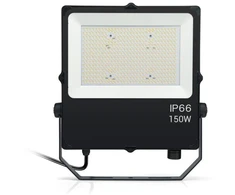 150W LED prožektorius OPTONICA, juodas, 3000-6000K, IP66, IK08