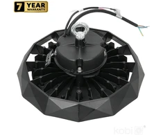 150W LED UFO šviestuvas ANICA, juodas, 4000K, IP65, DALI