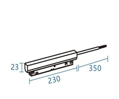 150W magnetinio bėgelio LUXSONN maitinimo šaltinis