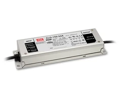 150W maitinimo šaltinis Mean Well 24V PFC IP67, dimeriuojamas. Su įžeminimo laidu.