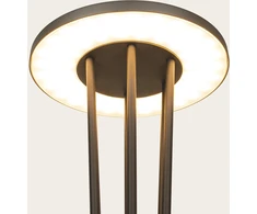 15,5W LED pastatomas lauko šviestuvas, tamsiai pilkas, 3000K, IP65, E445