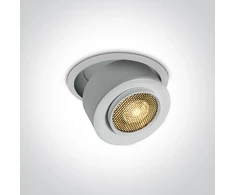 15W įleidžiamas pakreipiamas šviestuvas, baltas, 3000K, 11115G/W/W