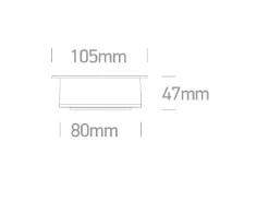 15W įleidžiamas pakreipiamas šviestuvas, baltas, 3000K, 11115G/W/W