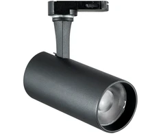 15W LED akcentinis šviestuvas į 1 fazės bėgelius FOX, juodas, 3000K, 348315