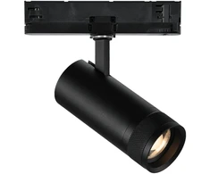 15W LED akcentinis šviestuvas į 3 fazių bėgelį EOS, juodas, 3000K, dimeriuojamas, 302942