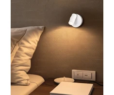 1,5W LED įkraunamas sieninis šviestuvas CATALINA, baltas, 2700K, dimeriuojamas, 4349600