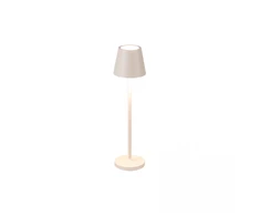 1,5W LED įkraunamas stalo šviestuvas, smėlio sp., 3000K, dimeriuojamas, IP54, E371