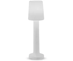 1,5W LED įkraunamas šviestuvas CARMEN 165, baltas, 6000K/RGB, IP54, su USB jungtimi, dimeriuojamas