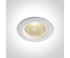 15W LED įleidžiamas šviestuvas, baltas, 3000/4000/5000K, 10115CA/W/V