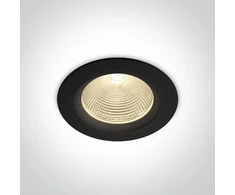 15W LED įleidžiamas šviestuvas, juodas, 3000/4000/5000K, 10115CA/B/V