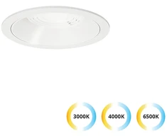 15W LED įleidžiamas šviestuvas LUIGI, baltas, 3000/4000/6500K, 4335000