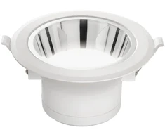 15W LED įleidžiamas šviestuvas MACK, baltos/chromo sp., 3000K