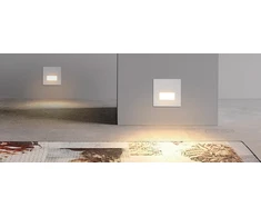 1,5W LED įleidžiamo montavimo sieninis šviestuvas SIGN, baltas, 2700/3000/4000K, E4037070BL