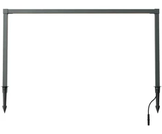 15W LED įsmeigiamas lauko šviestuvas BARRIER, tamsiai pilkas, 3000K, IP65, 90621