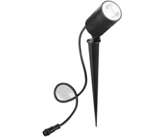 15W LED įsmeigiamas lauko šviestuvas HAYDON, juodas, CCT, IP67