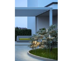 1,5W LED įsmeigiamas lauko šviestuvas TORCH, rūdžių sp., 3000K, IP65, 90449