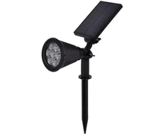 1.5W LED įsmeigiamas sodo šviestuvas OPTONICA, juodas, 6000K, su saulės baterija