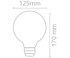 15W LED lemputė, E27, 2700K, ACB62600