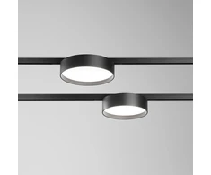 15W LED linijinės sistemos šviestuvas DEVA, juodas, 4000K, 370057