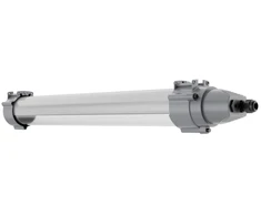15W LED linijinis šviestuvas DAMP PROOF MAX 600, pilkas, 4000K, 133°x107°