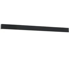 Pakabinamas šviestuvas 15W LED paviršinis linijinis šviestuvas SASA, juodas, 4000K, PUSH, 580mm, 3917-01058-4-B-P-D4