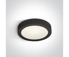 Lubinis šviestuvas 15W LED plafonas, juodas, 2700/3000/4000K, 62115F/B/V