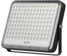 15W LED prožektorius su saulės baterija, juodas, 6000K, dimeriuojamas