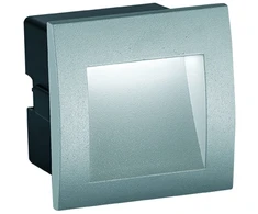 1,5W LED sieninis šviestuvas RIVA, pilkas, 3000K, 4124800