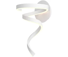 15W LED sieninis šviestuvas SCROLL, baltas, 3000/4000/6000K, dimeriuojamas, 01-4004
