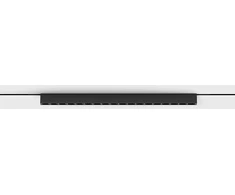 15W LED šviestuvas COMFORT OUT 292 į magnetinę sistemą PICO_LINE, juodas, 3000K, 30°, dimeriuojamas
