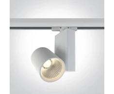 15W LED šviestuvas į bėgelius, baltas, 3000K, 65611NT/W/W