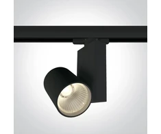 15W LED šviestuvas į bėgelius, juodas, 3000K, 65611NT/B/W