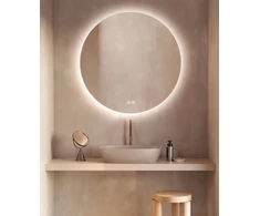 Sieninis šviestuvas 15W LED šviestuvas - veidrodis, chromo sp., 3000/4000K, dimeriuojamas, IP44, 25390