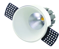 15W LED užglaistomas šviestuvas, baltas, 3000K, S097