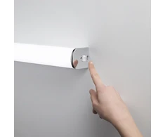 15W LED vonios sieninis šviestuvas BLASTER, baltos/chromo sp., 4000K, IP44