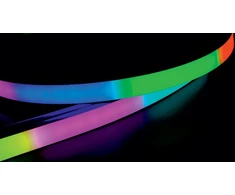 15W/m LED skaitmeninė NEON juosta, 24V, 70LEDs/m, 3000K/RGB, IP67, 5m ritė, LS76