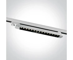 15X1W LED linijinis bėgelio šviestuvas, baltas, 3000K, 65024TA/W/W