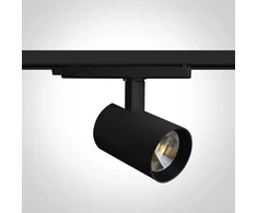 16/18/20/22W LED akcentinis šviestuvas į 3 fazių bėgelius, juodas, 3000/3500/4000K, 65670BT/B/V