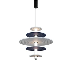 16W LED pakabinamas šviestuvas AZUL, mėlynos/pilkos/juodos sp., 3000K, 4322300