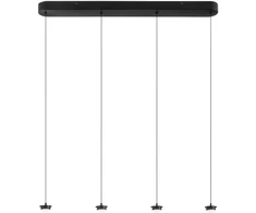 16W LED pakabinamas šviestuvas BASE, juodas