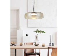 16W LED pakabinamas šviestuvas SIMPLE, šampano/juodos sp., 3000K, 4302401