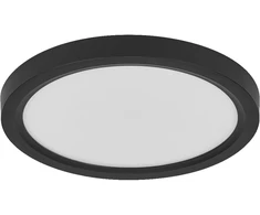 Lubinis šviestuvas 16W LED paviršinis šviestuvas ORBIS QUICKFIX, juodas, 3000K