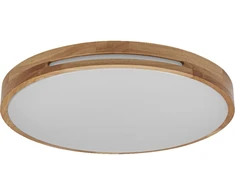 Lubinis šviestuvas 16W LED paviršinis šviestuvas ORBIS WOODBURRY, medienos sp., 3000K, dimeriuojamas