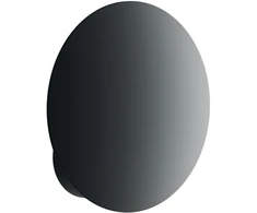 16W LED sieninis/lubinis šviestuvas Dėlionė ROUND SINGLE, matinės juodos sp., 3000K, dimeriuojamas