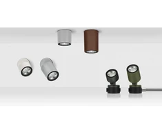 16W LED sieninis šviestuvas NOA 100 WALL, antracito sp., 3000K, 60°, IP66, dimeriuojamas