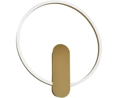 16W LED sieninis šviestuvas ZAKLIN, šlifuoto aukso sp., 3000K, 4340501