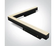 16W LED šviestuvas į magnetines sistemas MINI/MIDI, juodas, 3000/3500/4000K, 48V, 120°, 42100EA/B/V