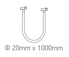 16W LED šviestuvas į magnetines sistemas FLAT, juodas, 3000K, 48V, 43128FA/B/W